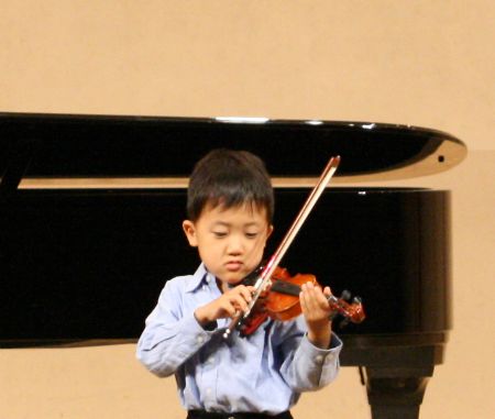 おお、がんばってひいてる。(ken)